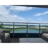Stainless Steel Handrails and Balustrades/External Glass Balustrade/Balustrade Railing for Interior Stairs or Exterior Balcony
