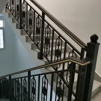 High Coated Vealla Customized Foshan Modern Guardrail Design Aluminum Railing Staircase Handrail Factory
