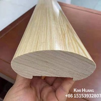 Balcony and Stair Wooden Handrail Home Interior Handrails Wooden Staircase Railings