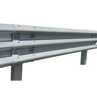Double Sided Triple Waveform Movable Guardrails