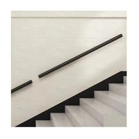 Wall Mounted Handrail Indoor Handrail Fitting Round Pipe Stainless Steel Black and Primary Colors