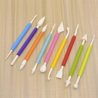 Full Set Sustainable Carving Cutter Tools Decorating And Modeling Pastry DIY Fondant Cake Sculpting Pen