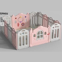 2021 Plastic Baby Playpen Playpen Yards Home Playground Guardrail Toys Safe Indoor Play Fence Children's Goods Fence