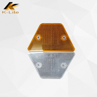 Supplier,K-LITE road stud,trapezoidal,EN12899/ASTM,high reflectiveDifferent Colors,for road warning,trapezoidalGuardrail Reflector