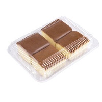 Food grade flexible food packaging pastry gift boxes pastry packaging box clamshell food container plastic