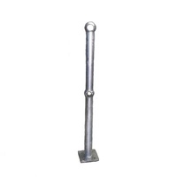 Industrial Ball Guardrails Stair Stepping Platform Galvanized Ball Joint Handrails Balustrade