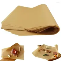 Baking Tools 50/100PC Size 25 35cm/20 20cm/20 30cm/30 40cm Parchment Paper Oiled Suitable For Cake Pastry Food Bakeware