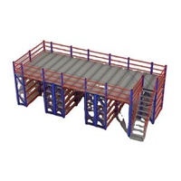 Heavy Duty Multi-layer Steel Structure Storage Loft Mezzanine Racks Metal Attic for Workshop