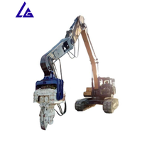 Stronger Power Hydraulic Flex Beam Guardrail Pile Driving Highway Road Construction Equipment For Excavator