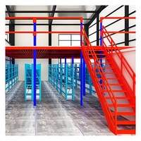 Steel Structure Mezzanine Floor Platform Racking System Second Floor Warehouse Mezzanine Racks Shelves For Warehouse Storage