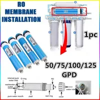 50/75/100/150/400GPD Home Kitchen Reverse Osmosis RO Membrane Replacement Water System Filter Purifier Water Drinking Treatment