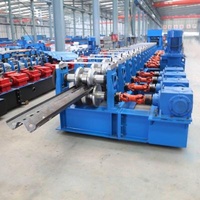 Building Material Stores Highway Guardrail Roll Forming Machine Guardrail Making Machine Highway Guardrail Machine