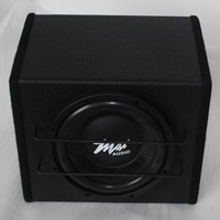 2 Metal Bar Protector Ported Subwoofer Enclosures , Competition Subwoofer Enclosures