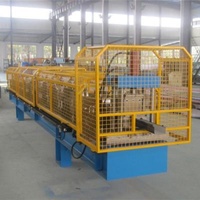 Protective Net Enclosures Gutter Roll Forming Machine High Speed Single Chain