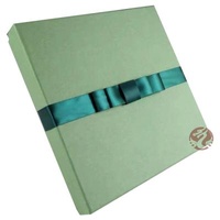 Recyclable custom printed pastry gift box packaging, plastic tray pastry top and bottom lid box, lined with tea truffles chocolate candies