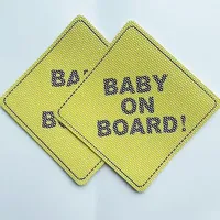 single membrane sticker Baby on board PVC window glass car stickers car stick a single perspective
