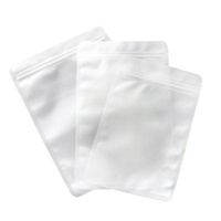 Clear Goods 3 Side Barrier Seal Plastic Dry Pouch BOPP Frosted Ziplock Bag For Snack