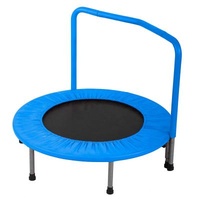 Without Kids Protective Net Trampoline Small Trampoline With Adjustable Handrail And Safety Padded Cover