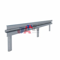 High Quality Galvanized Double Wave Guardrail Anti-Corrosion Metal Guardrail with Shock Absorption for Highways
