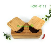 Bamboo kitchen condiment container sets,Spice jars,Spice racks,Tabletop sets