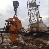 200kN Pulling 60kw Hydraulic Guardrail Electric Pile Driver Machine