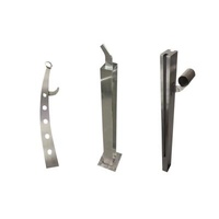 Metals/Construction/Chemicals/Pressure Vessels Customized 304 Stainless Steel Stair Railing Handrail Glass Column Wholesale