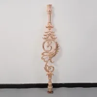 Floor Mounted Aluminum Casting Balustrade Stair Handrail Design