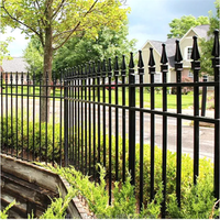 Cheap Price Removable Garden Coated Zinc Steel Guardrail Wrought Iron Pool Fences for Building