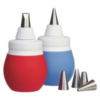 8 Pieces Frosting Bulb Decorating Kit Pastry Bag