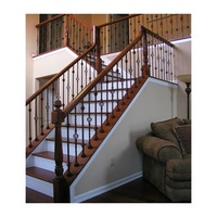 Classical Entrance Staircase Iron Railing Customized Interior Wrought Iron Balustrade Porch Handrail