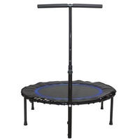 Free Net Child Sales Trampoline Children Interactive Kids Parent Protector Mini Folding Indoor Trampoline With Safety Guardrail