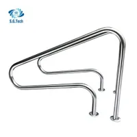 Factory Price Swimming Pool Ladder Handrail Customized Pool Accessories Stainless Steel Swimming Pool Handrail