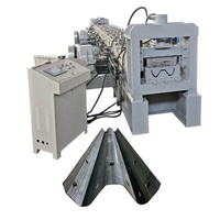 Customized as customers profile drawing plastic sprayed galvanized 2mm 3mm 4mm double-wave three-wave guardrail roll 4.5mm forming machines for high speed guardrails