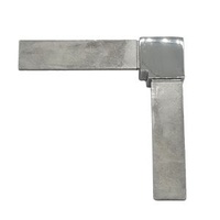 Stainless Steel Balustrade Handrail 90 Degree Corner 21x25mm 90 Angle Stair Joiner