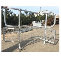 Industrial Hot Dipped Aluminum Steel Handrail Staircases Handrail Pipe Stanchion Handrails for Platform