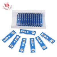 Microscope Accessories Microscope Slide Set 12 Items Blue Color Sample Specimens No Cracks And Wrinkles Microscope Slide Plastic