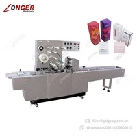 CLOTHING Automatic Bopp Cellophane Wrapping Machine Perfume Box Cellophane Wrapping Machine For Sale
