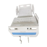 Two Stable And Durable 2 Crank Manual Hospital Bed With Bedside Guardrail