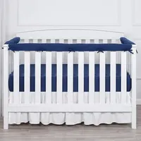 Bedding Sets 1 Pair Baby Bed Bumper Strip 3pcs Breathable Baby Crib Bed Guardrails' Protector Cot Bumper Bar For born Toddler Safety 230901