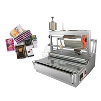 Cheap Price Semi-automatic 3D Poker Cosmetic Box BOPP Transparent Cellophane Film Wrapping Packing Machine