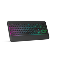 High Quality Wired Gaming Membrane Keyboard Font & Gap Thick Frame RBW LED Backlit Gaming Keyboard