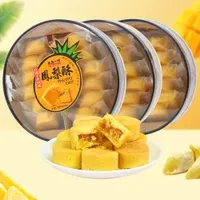 Chinese Traditional Dessert Pastry Leisure Snacks Healthy Sweet Biscuits Fruit Pineapple Flavored Biscuit