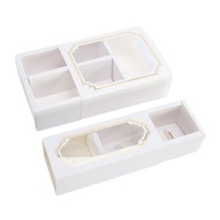 Recyclable Custom Printing Food Grade Pastry Cake Boxes Packaging Plastic Cardboard Cake Box