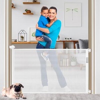 Baby Movable Retractable Pocket Gate Customize Detachable Portable Stair Gate Indoor Soft Safety Room Child Size Room Safety Guardrail Pet Detachable