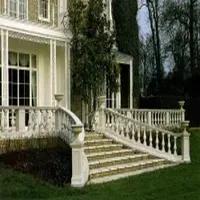 Spiral Staircase Stair Railing Natural Stone Marble Handrail