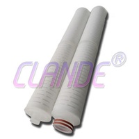 Water Purifier Filter Stainless Steel Folding Membrane Filter Element For Water Purification