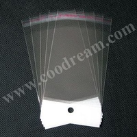 Bopp Moisture Proof Clear Resealable Bag Self Adhesive Plastic Packaging Bags / Plastic Opp Bag