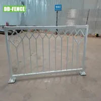 Galvanized Steel Pedestrian Fence for Sale Qatar Pedestrian Guardrail