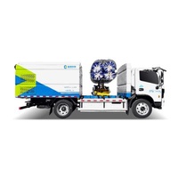 Eco Friendly Tunnel Cleaning Truck High Efficiency Guardrail Cleaning Truck