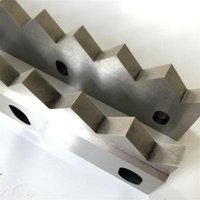 Skd11 Single Blades Shredder Plant Bopp Film Shaft Shredder Machine Plastic Granulator Blade Knife